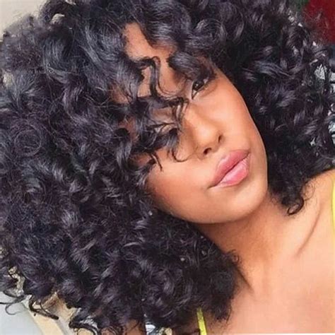 Short Natural Curly Wig For Black Women Fashion Black Short curly Wigs ...