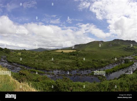 river running through a valley iveragh peninsula Ring of Kerry County Kerry Republic of Ireland ...