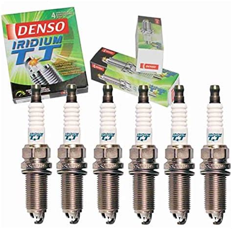 6 Pc DENSO Iridium TT Spark Plugs Compatible With Lexus IS250 2 5L V6