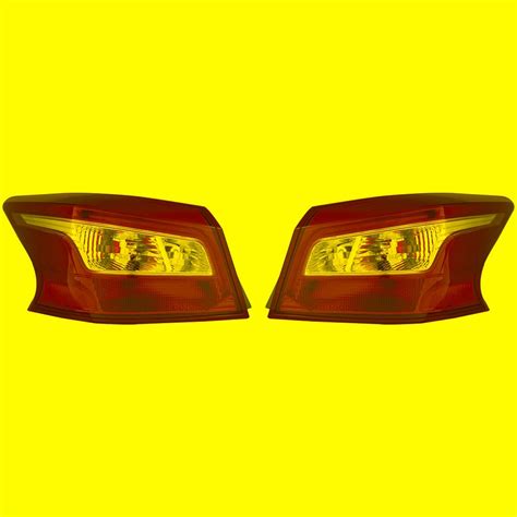 Carlights360 For 2016 2017 2018 Nissan Sentra Tail Light Pair Driver And Passenger Side W