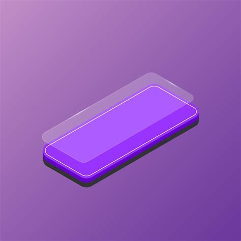 Premium Vector Smartphone With Floating Screen Vector Isometric