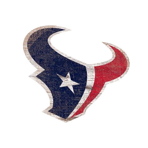 Adventure Furniture NFL Indoor Houston Texans Distressed Logo Cutout ...