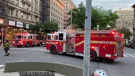 Compilation Of Multiple Fdny Units Responding Together To Separate Calls In New York City 19