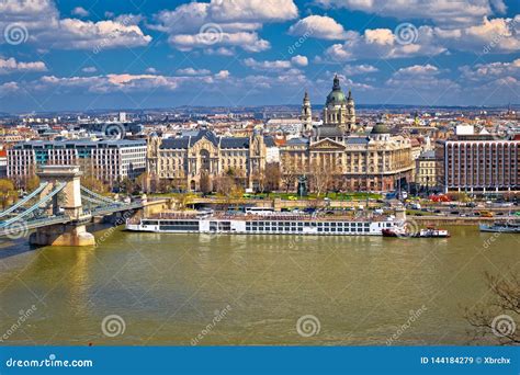 Budapest And The Danube River Editorial Image | CartoonDealer.com ...