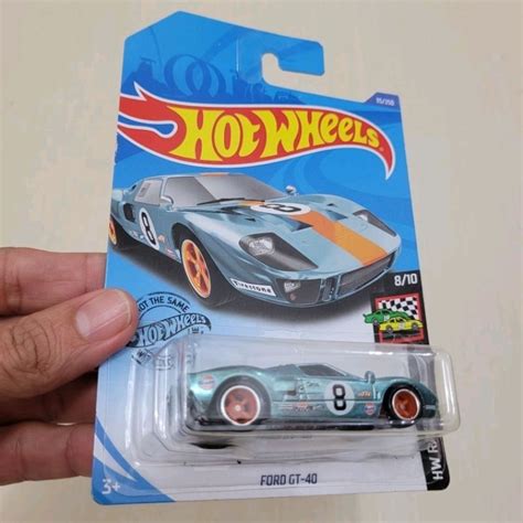 Hot Wheels STH FORD GT40 Gulf Shopee Brasil