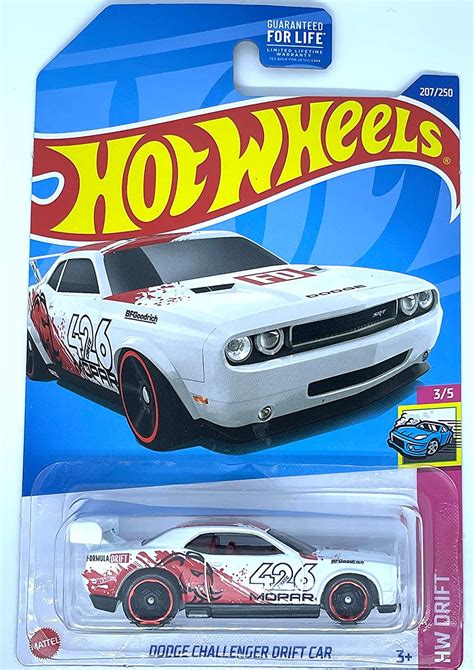 Hot Wheels 2022 Dodge Challenger Drift Car HW Drift 3 5 White 207