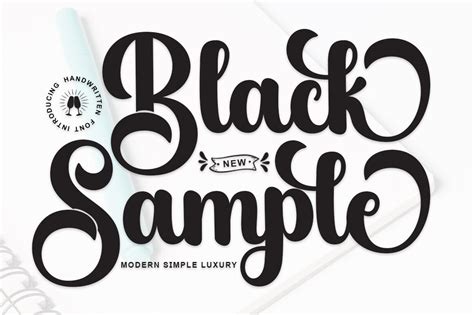 Black Sample Font (Script Fonts) | by Kaijunxing | Apr, 2024 | Medium