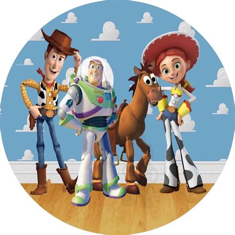 Painel Redondo Tecido Sublimado Toy Story X Shopee Brasil