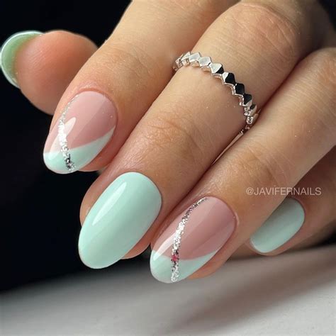 100 Bright Summer Nails To Inspire You This 2023 Rose Idea Mint Nail