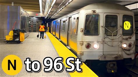 ⁴ᴷ⁶⁰ N Trains Rerouted via the Q Line to 96th St Second Avenue YouTube