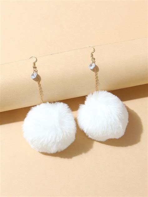 Pom Pom Drop Earrings Schöner schmuck Tropfenohrringe Geschenke für