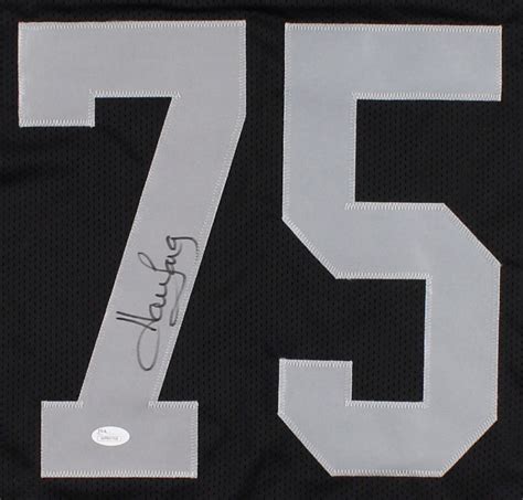 Howie Long Signed Raiders Jersey Jsa Coa Pristine Auction