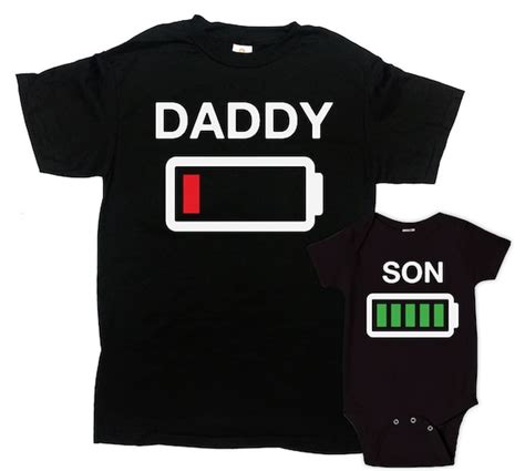 Father Son Matching Shirts Daddy And Me Clothing Father And