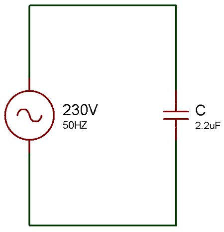 Simple Capacitor Circuit Diagram