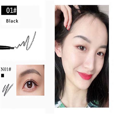 Eyebrow Pencil Automatic Rotation Beginner Eyebrow Brush Long Scary Makeup Highlight Stick