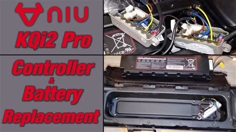 Niu Kqi Controller And Battery Replacement Youtube