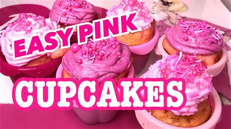 Pink Cupcake Recipe Easy And Tasty ♡ Youtube