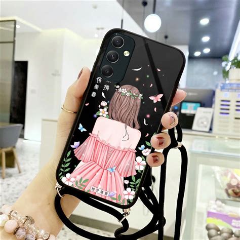 Jual Softcase Kaca Tali Case Samsung A15 Terbaru 2024 CG458