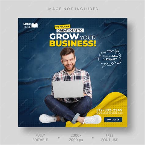 Premium PSD | Business ideas banner