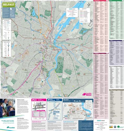 Belfast Tourist Attractions Map