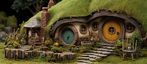 Premium Photo | Representation of a hobbit house in the Shire in Middle ...