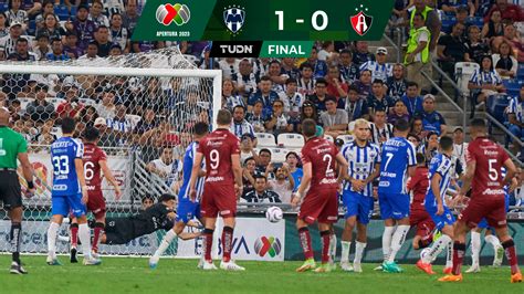 Rayados Monterrey Vs Atlas Resumen Goles Resultado Partido Jornada