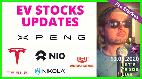 XPENG TESLA NIO WKHS NKLA EV Stocks Updates YouTube