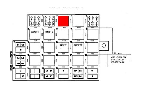 Porsche 986 Starter Relay Location