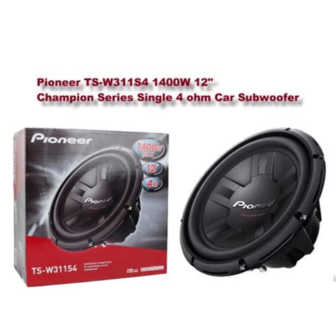 Pioneer Woofer Speakers 1400W Autoverse The Automobile Universe