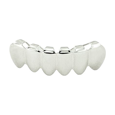 Platinum Silver Grillz - Bottom Only - The Best Price @ Deez Grillz