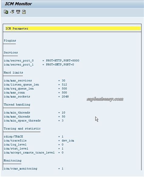 How To Monitor SAP Internet Communication Manager ICM SAP Basis Easy