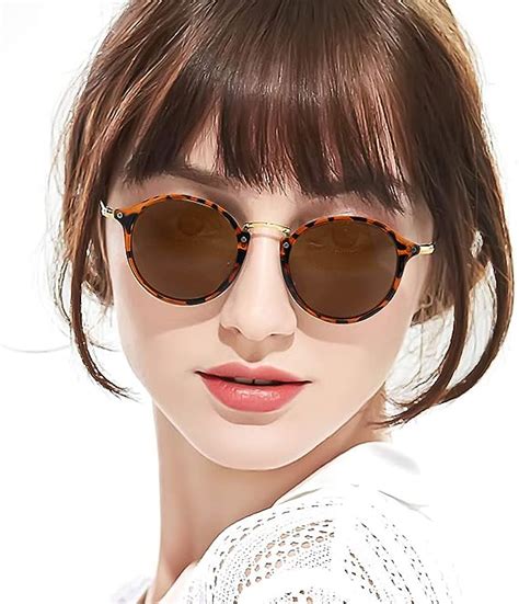 Jp Women S Round Sunglasses Round Sunglasses Small Faces Polarized Lenses Uv