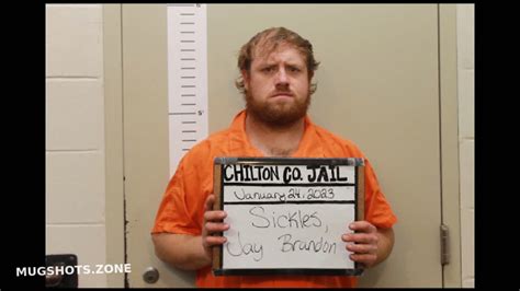 SICKLES JAY BRANDON 03 27 2023 Chilton County Mugshots Zone