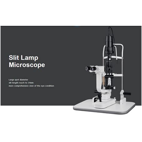 China Ophthalmic Slit Lamp Two Magnification Slit Lamp Microscope