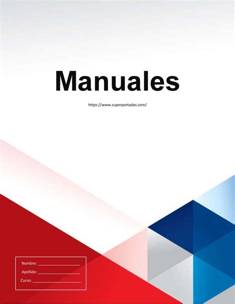 Portadas De Manuales Las Mejores Descargas De 2023