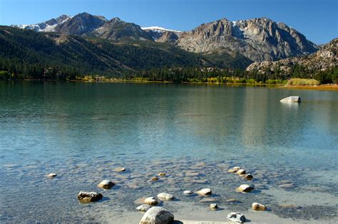 Filejune Lake With Sierra Crest Wikimedia Commons