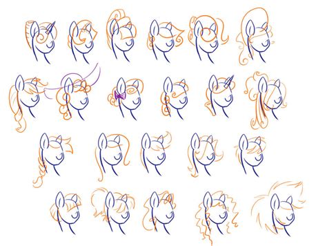 MLP hair styles by littlegenius13 on DeviantArt