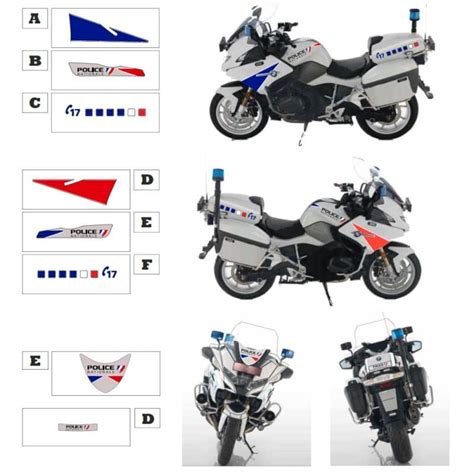 Kit Sérigraphie Police Nationale BMW R 1250 RT 2021