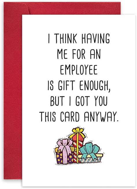 Amazon Leinessy Funny Boss S Day Card Humor Birthday Card