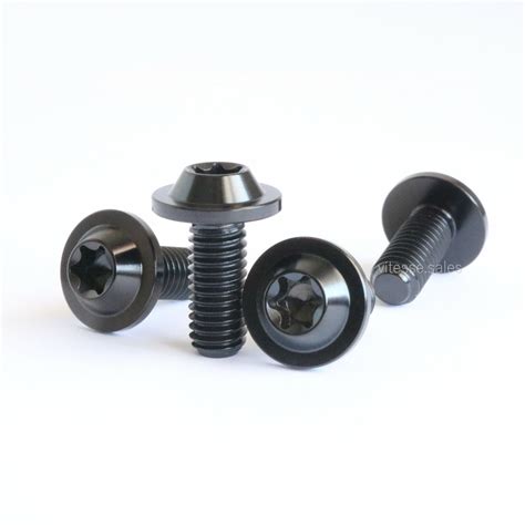 M X Mm Bolts Titanium Black M Flange Head T Torx Bolt M X Mm