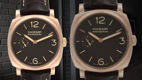 panerai radiomir  mm rose gold mens  pam