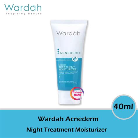 Wardah Acnederm Night Treatment Moisturizer Ml Lazada Indonesia