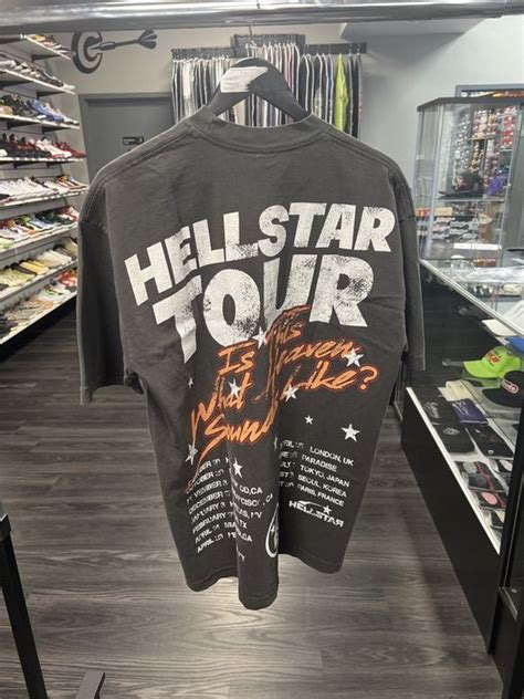 Hellstar Hellstar Biker Tour T Shirt Grailed