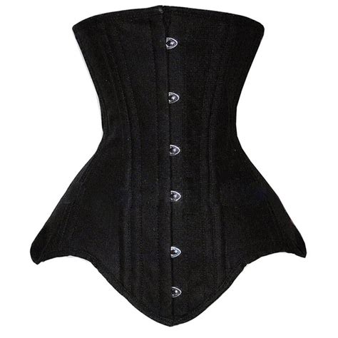 Long Torso Corset Sexy Gothic Bustier Corset Underbust Double Steel