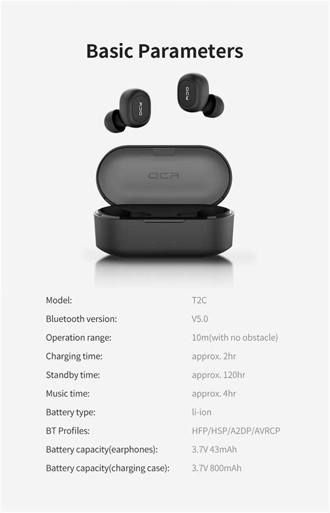 Qcy T2c Tws Bluetooth 50 Earphones Gadstyle Bd