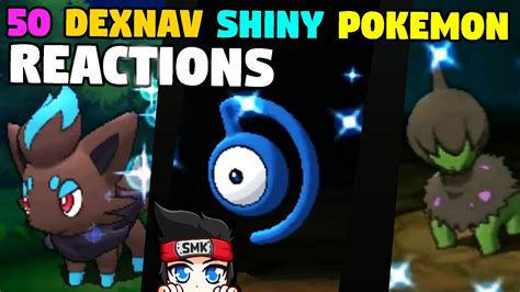 50 Dexnav Shiny Pokemon LIVE Reactions Pokemon Omega Ruby And Pokemon