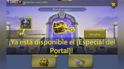 Portal Mágico Capítulo 8 Etapa 13 14 15 Lords Mobile ES YouTube