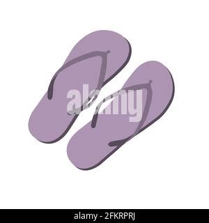 Sandalias De Playa Flip Flops Plantilla Ilustraci N Vectorial