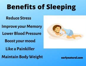 Health Benefits of Sleeping and Sleeping Hours - Early Natural