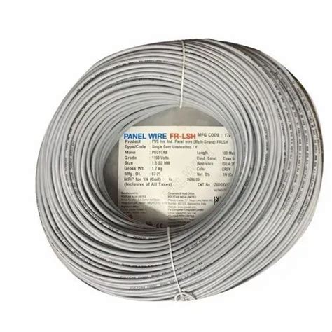 Polycab Frlsh Panel Wire Wire Size Sqmm At Roll In